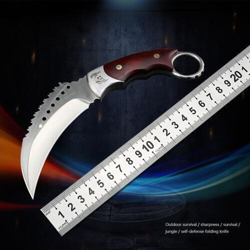 DC53 blade tactical claw self-defense claw knife CS claw knife survival camping jungle fixed claw knife outdoor claw knife