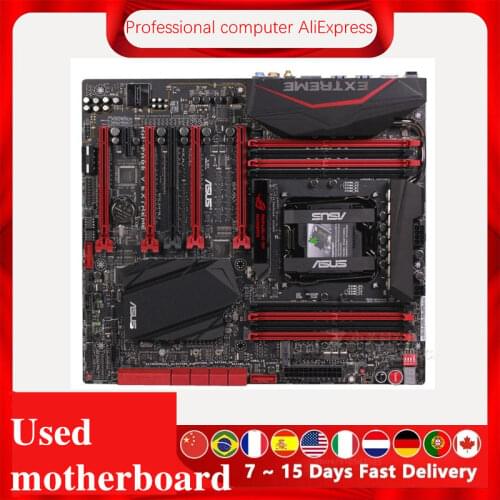 For ASUS RAMPAGE V EXTREME Original Used Desktop X99 X99M 2011 Socket LGA 2011 Core i7 LGA2011 V3 DDR4 Motherboard
