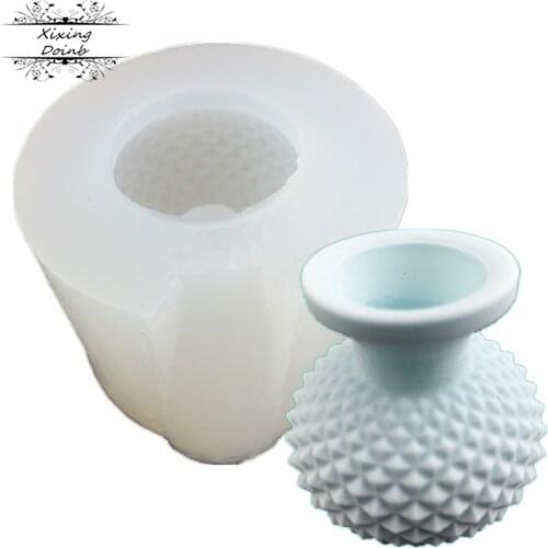 Xixing DIY vase clay plaster mold cake decoration tool pudding sugar inverting silica gel mold kitchen supplies