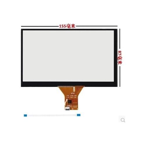 155mm*87mm 155*87 mm New 6.2 inch capacitive touch screen 6pins IC:GT911 for car dvd gps