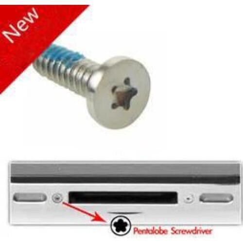 2000pcs Bottom Screw for Iphone 4 4s Pentalobe Screws 5 Point Star Pentagen Pentagonal Screw Bottom Dock For iPhone Original