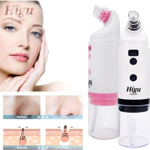 Pore Cleaner Facial Pimple Acne Removal Face Deep Cleaning Diamond Beauty Machine Electric Nose Blackhead Vacuum Cleaner