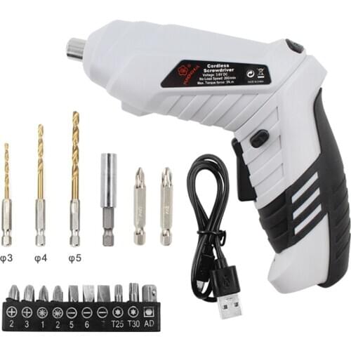 Cordless Mini Electric Screwdriver 3.6V Rechargeable Rechargeable Lithium battery Screwdriver Power Tools