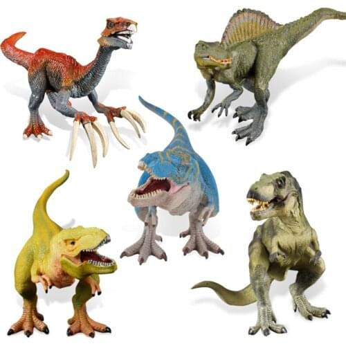 Dinosaur Model Toy Figure Animal Realistic Biological Figurine Dinosaur Theme Interactive Desk Decoration Cake Toppers