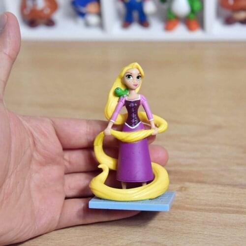 12piece 9.5cm Rapunze princess Action Figure Model Toy Tangled princess collection toys