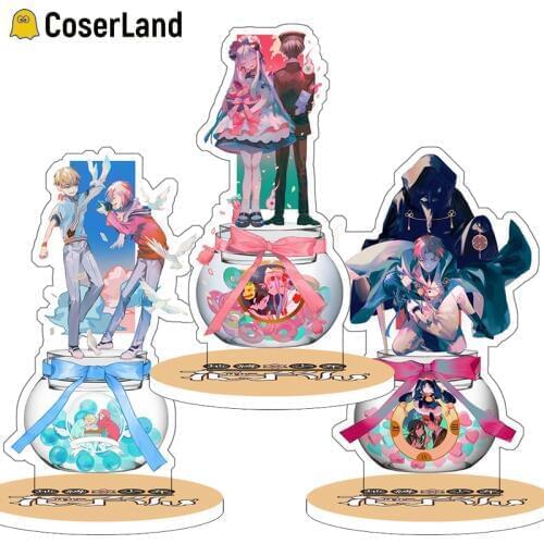 Anime Jibaku Shounen Hanako-kun Stand Figure Toilet-Bound Yugi Nene Yashiro Kou Minamoto Cosplay Double Side Acrylic Model Plate