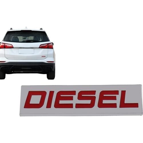 Chrome Red DIESEL for Auto Car Fender Trunk Lid Emblem Decal Badge Sticker