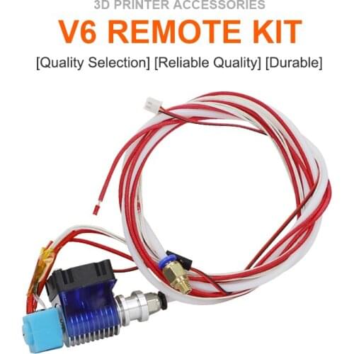 3D Printer J-head Hotend with Single Cooling Fan For 1.75mm/3.0mm V6 Bowden Filament Wade Extruder