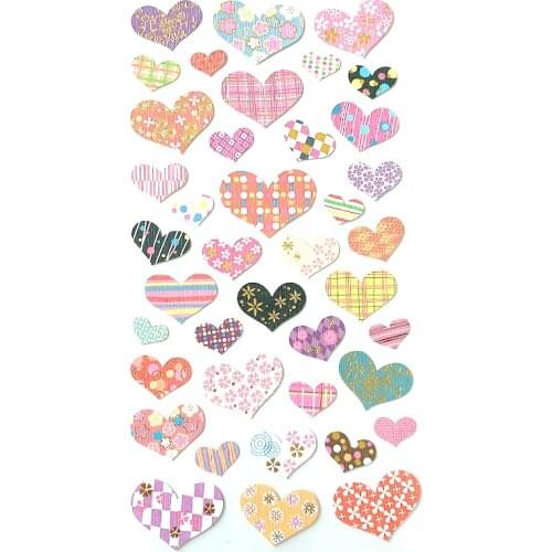 Hot Selling Hearts Diary Sticker Thank you Sticker