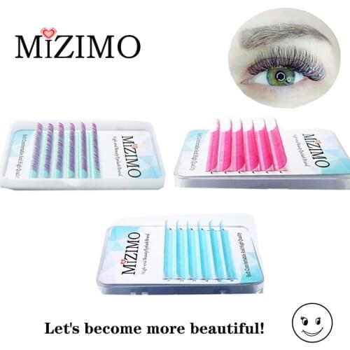 Makeup False eyelashes Eyelashes Dense, natural, elongated, soft false eyelashes MIZIMO tri-color
