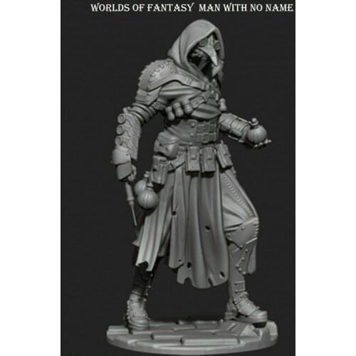 New Unassembled 1/24 75MM ancient Man With No Name 75MM Resin Kit DIY Toys Unpainted resin model