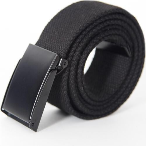 New Mens Belt Fashion Unisex Men Women Belts Army Tactical Waist Belt Jeans Male Casual Luxury Canvas Cowboy Plus Size