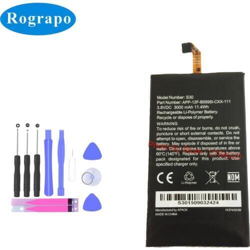 Original 3000mAh Replacement Battery For Cat S30 APP-12F-B5595I-CXX-111 Bateria Batterie Mobile Phone