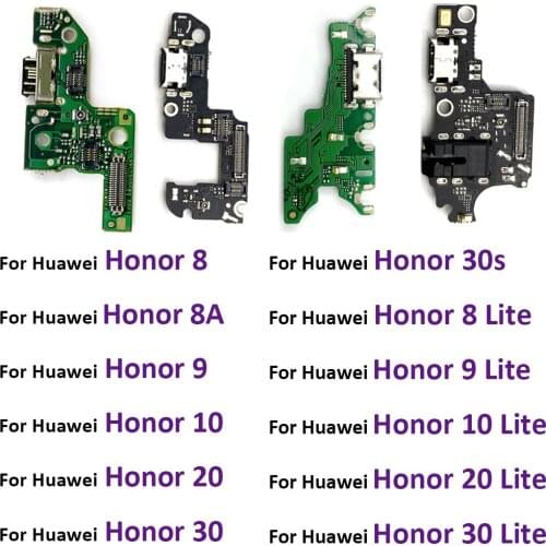 Original New For Huawei Honor 10 Micro Dock Connector USB Charging Port Flex Ribbon Cable Board