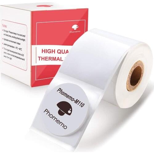 Phomemo M110 High Quality Multi-Purpose Self-Adhesive Round Label for Phomemo M110 Clear picture Fast Shipping Strong Adhesion