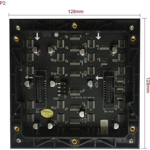 Indoor advertising P2 SMD Full Color LED Module 128*128mm 64*64pixels 1/32Scan HD led panel for led display screen