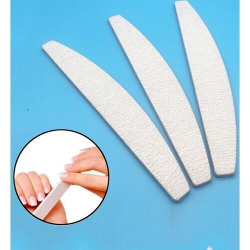 5Pcs/Lot Professional Nail File 100/180 Sanding Buffer Block Pedicure Manicure Buffing Polish Tools Nail Files Grey Boat