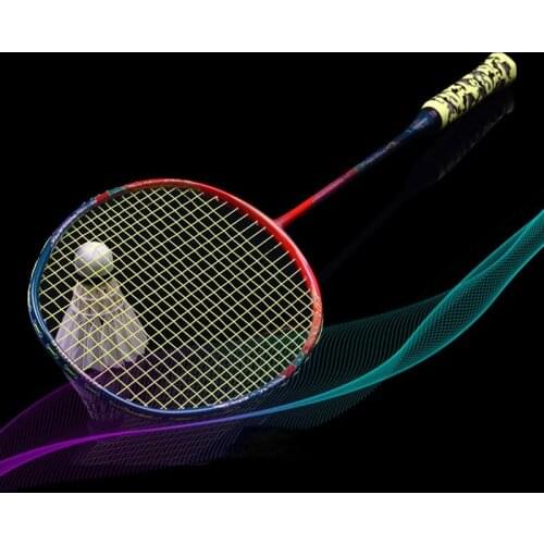 Offensive 4U Badminton Racket Full Carbon G5 Ultralight Professional Badminton Racket 24-32 LBS Racquet Sports Training
