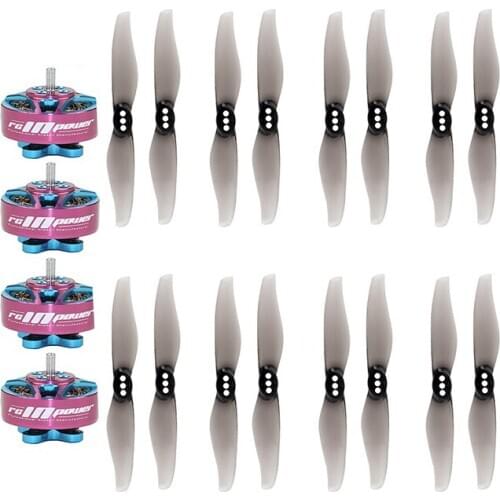 RCinpower GTS 1204 5000KV 3-4S Brushless Motor with Gemfan Hurricane 3018 Propellers for FPV Racing Drone Quadcopter