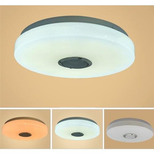 110-220V 60W WiFi RGB LED Ceiling Lights Home Lighting APP bluetooth Music Light Bedroom Lamp Smart Ceiling Lamp+Remote Control