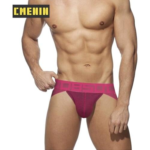 Free Shipping Cotton Underpants Gay Men Sexy Man Underwear Thong Men Jockstrap Breathable Mens Thong And G strings Top BS3127
