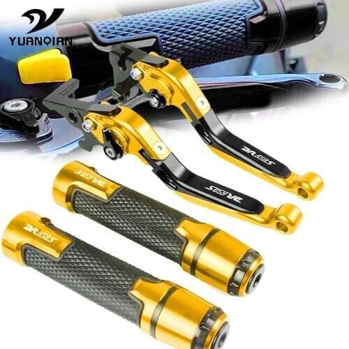 Motorcycle Brake Clutch Lever Extendable Adjustable Hand Grip Handlebar For SUZUKI DR650S DR 650S 1994-2010 DR650S/SE 2009 2008