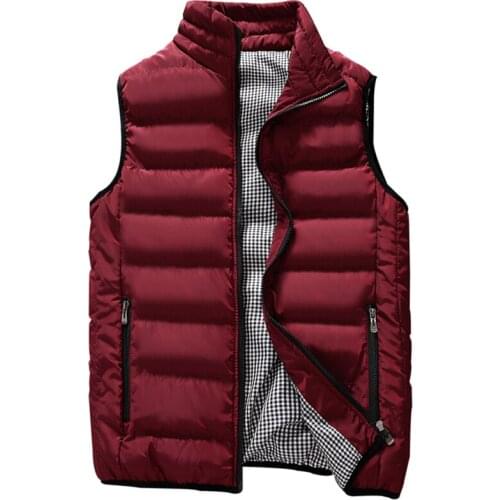 High Quality mens warm vest Winter Warm Sleeveless Jackets Vest Men waistcoat Mens Casual Male Vest Coat Homme Plus Size XS-5XL