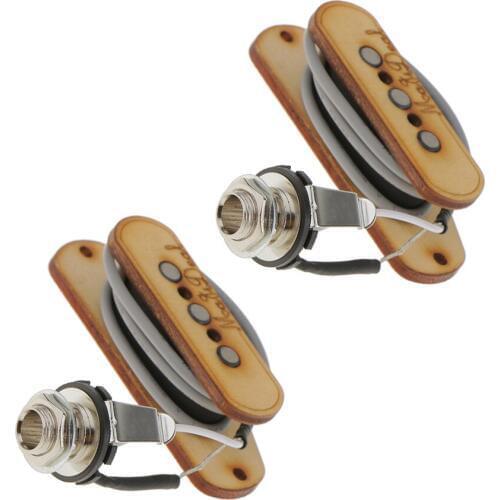 2pcs 4.3K Resistance Rosewood Alnico 3 String Cigar Box Guitar Pickup