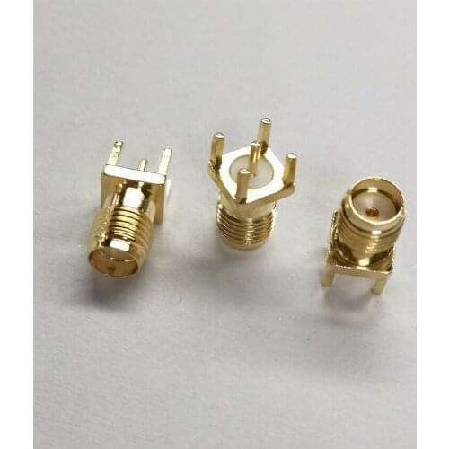 20PCS/Lot SMA-KE SMA Female Jack RF Antenna Connector External thread/inner hole/Straight