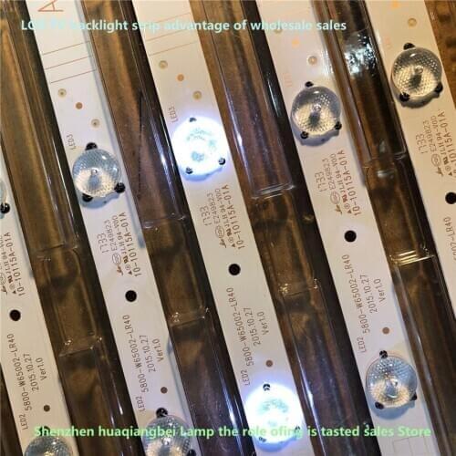 24pcs/kit LED Backlight strip 5 lamp For LG 65"TV 65UH5500 5835-W65002-LR40 5835-W65002-0P40 V650DJ4-QS5 65K2 65M6E LR10 0P10