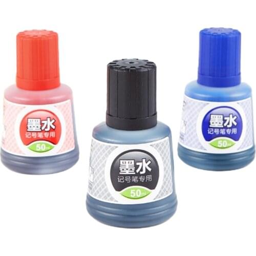 50ml Refill Ink Erasable Whiteboard Marker Pen Inks Instantly Dry Erasable Ink Refills Tool School Office Supplies