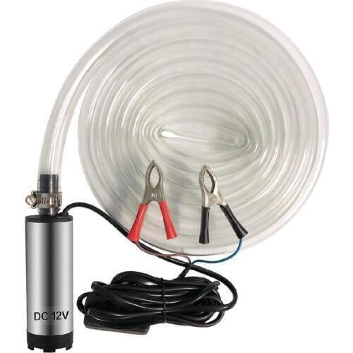 Auto Car Quick Electric Submersible Pump Stainless Steel Submersible Pump for Fuel Water Diesel Oil Transfer Pump Car Tool