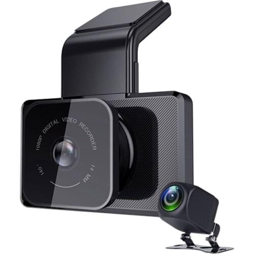 Car Camera,1080P HD Car Driving Recorder - HD Screen Night Vision Mobile Phone WIFI Reversing Image GPS Track Car DVR