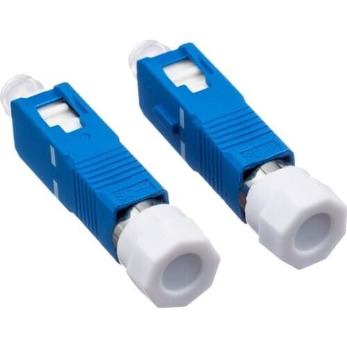 Free Shipping 2pcs/lot FC Female to SC Male Fiber Optic Adapter Singlemode FC/UPC-SC/UPC Fiber Optical Adapter