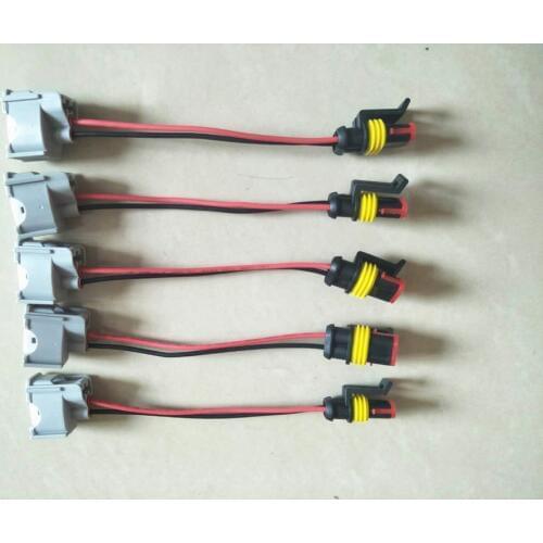 Free Shipping! 5 pcs Connectors FOR Den-so common rail diesel injector nozzle,Injector nozzle connectors
