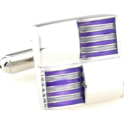 Free shipping Fashion Cufflinks 3 colors option square enamel design copper material men cufflinks whoelsale&retail