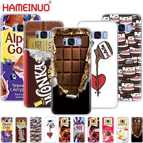 HAMEINUO alenka bar wonka chocolate nutella cell phone case cover for Samsung Galaxy S9 S7 edge PLUS S8 S6 S5 S4 S3 MINI