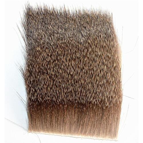 KKWEZVA 8X8cm Body Deer Hair Patch Caddis Stimulater Hopper Floating Dry Fly Tying Material Fishing Fly Tying Wing Natural Color