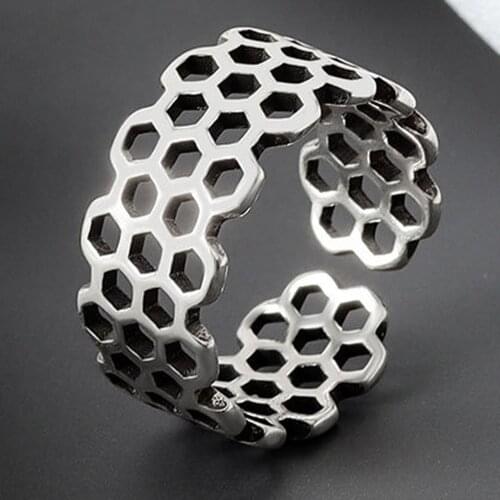 2021 Fashion Hip Hop Punk New Design Mens Ring Retro Couple Pair Minimalist Female Ring Free Shipping Jewelry Wholesale