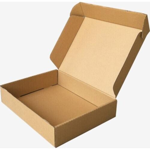 10Pcs Rectangle Kraft Paper Folding Box Corrugated Board Box Tan Postal Box for DIY Jewelry Box Packaging Craft Gift Wrapping