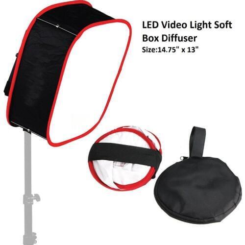 Lightdow LED Video Light Use Flash Softbox Diffuser Collapsible Portable Photography Accessories Honeycomb Lamp Soft Box