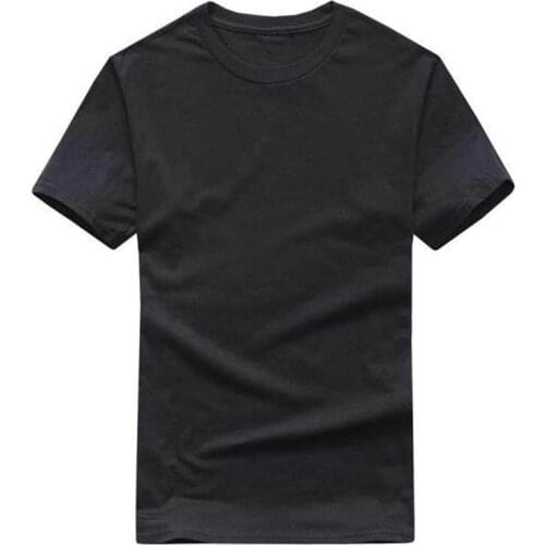 2020 New Solid color T Shirt Mens Black And White 100% cotton T-shirts Summer Skateboard Tee Boy Skate Tshirt Tops European size
