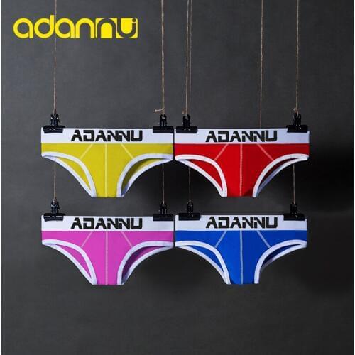 New Arrivals Men Briefs Cotton Low Waist Men Underwear Comfortable Underpants Breathable Male Pants Cueca Tanga Homme