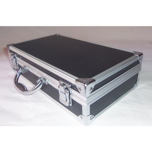 New Toolbox Portable Aluminum Tool Box Instrument Box Storage Case Handheld Impact Resistant Profile Case With Lining Sponge