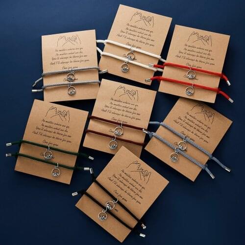 2021 Attractive Handmade Bracelet Women Men Couple Charm Female Male Magnet Ball Paired Friendship Wholesale Jewelry Lover Gift