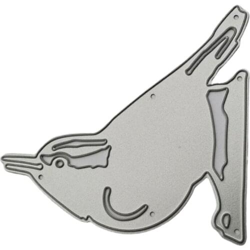 Bird Looking up Metal Cutting Dies Stencils DIY Scrapbooking Album Paper Card Template Mold Embossing Craft Decoration