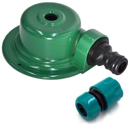 360 Degree Watering Sprinkler Yard Sprinklers Garden Sprayer Green Zinc Alloy Grass Rotation Adjustable Lawn Irrigation Tools