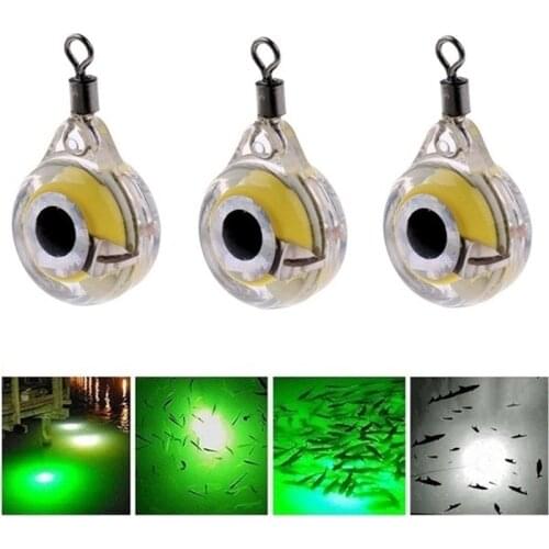 1pcs Luminous Fishing Lights Night Fluorescent Glow In The Dark LED Underwater Light Lure Fish Bait Dropshipping