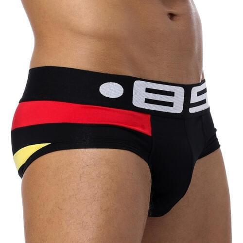 Brand Men Underwear Sexy Men Briefs Breathable Mens Slip Cueca Male Panties Underpants Briefs 5 colors B113