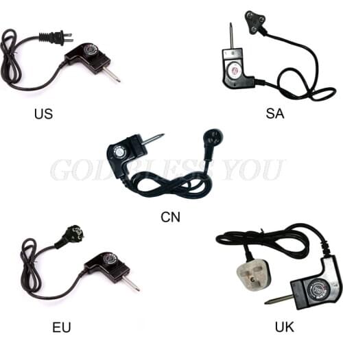 US/UK/SA/EU/CN Plug Adjustable Power Cord with Automatic Regulator for Electric Baking Pan Electric Heating Pot Pin Plug